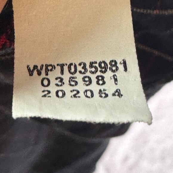 J.Jill Black Red Plaid Trousers Eclectic Grandpa Quiet Luxury Size 18 - Picture 8 of 11